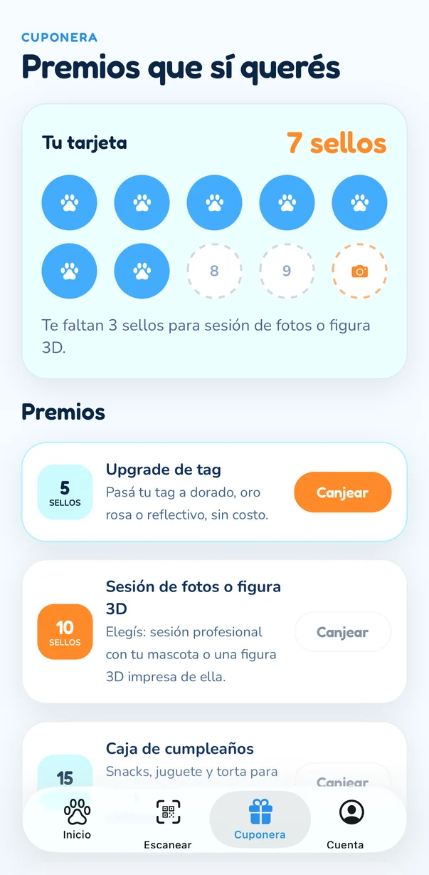 App WIMP: Tu cuponera